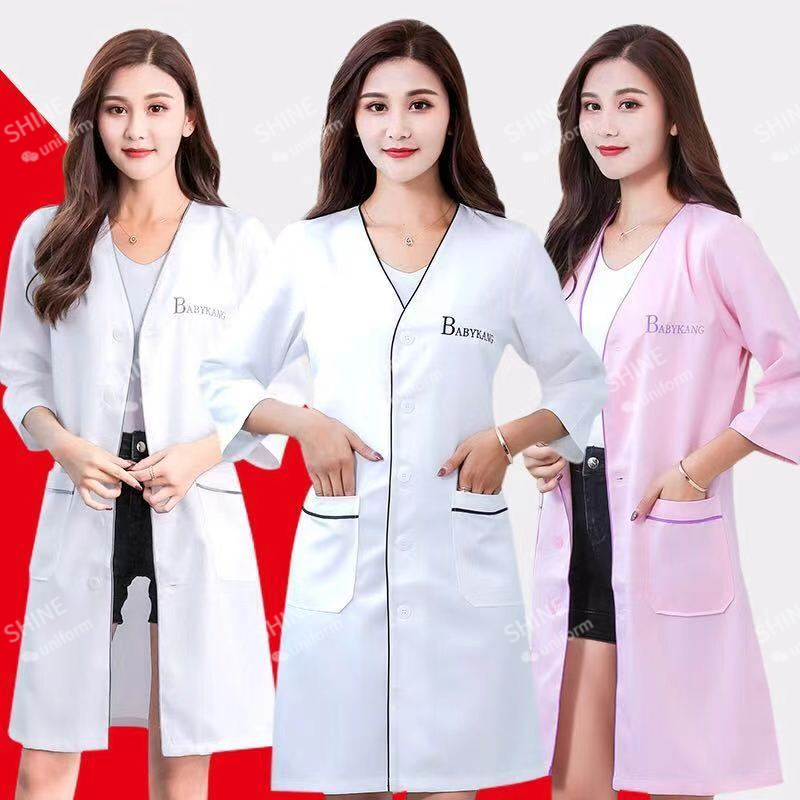 Lab Coat Medical - uniform kosmetyczny kosmetyczka niestandardowe logoSkin manager
