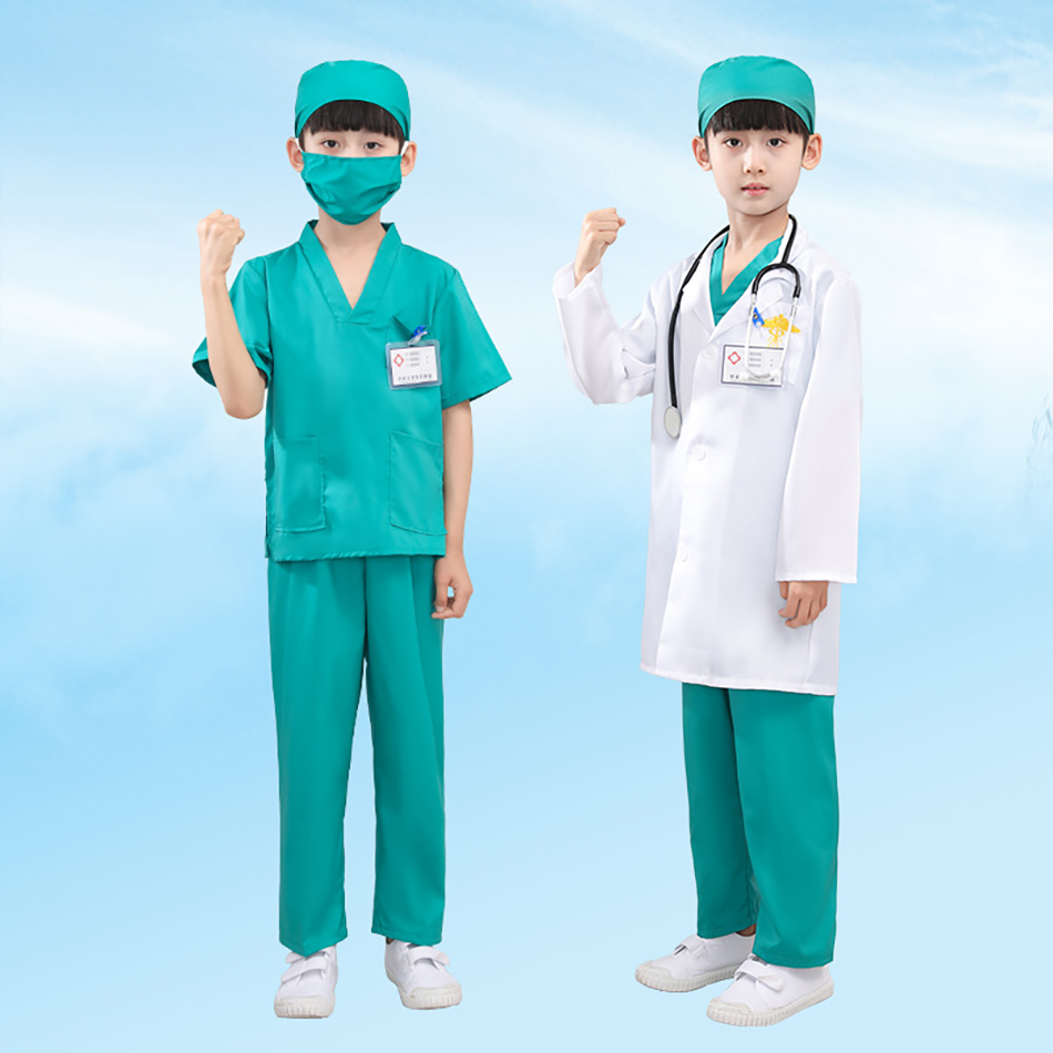 7 sztuk/paczka Kid biały mundu – Lab Coat Medical recenzja i cena