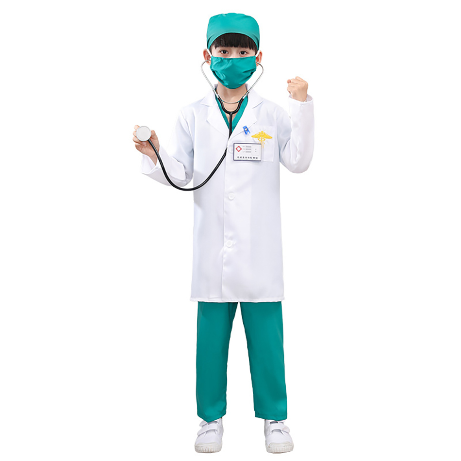 7 sztuk/paczka Kid biały mundu – Lab Coat Medical recenzja i cena