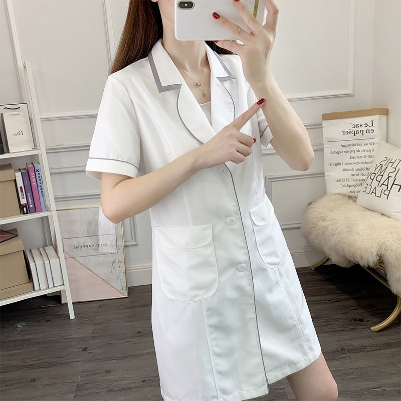 biała krótka kosmetyczka mundu – Lab Coat Medical recenzja i cena