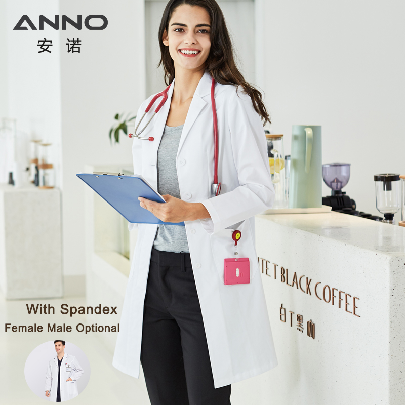 ANNO z długim rękawem mundury  – Lab Coat Medical recenzja i cena