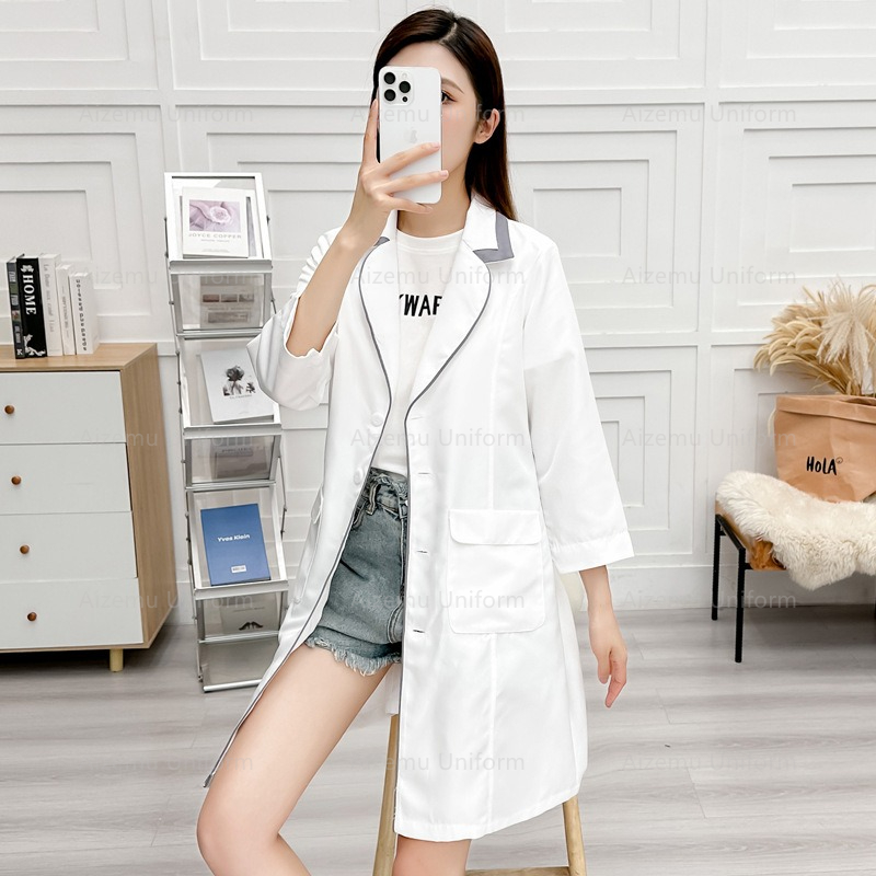 czarny mundurek kosmetyczny z  – Lab Coat Medical recenzja i cena