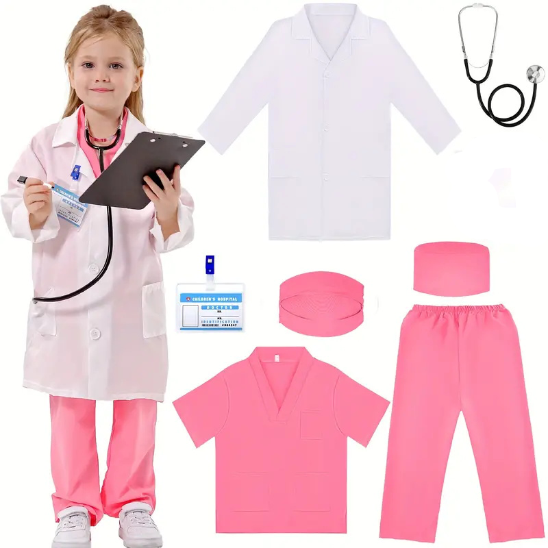 7PCS Kids Doctor Nurse Cosplay – Lab Coat Medical recenzja i cena