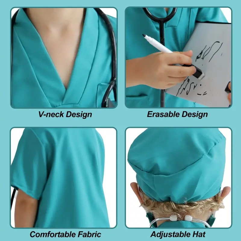 7PCS Kids Doctor Nurse Cosplay – Lab Coat Medical recenzja i cena