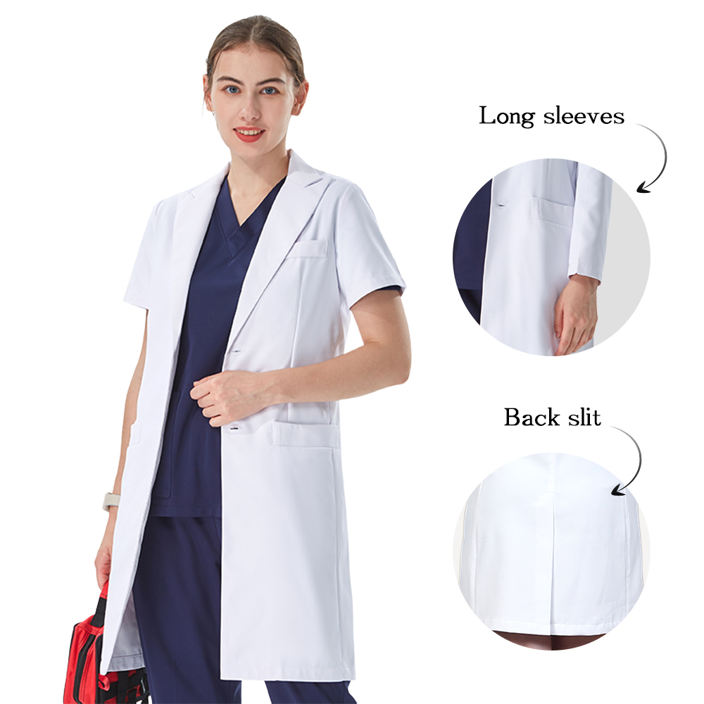 Dobrze dopasowany biały fartuc – Lab Coat Medical recenzja i cena
