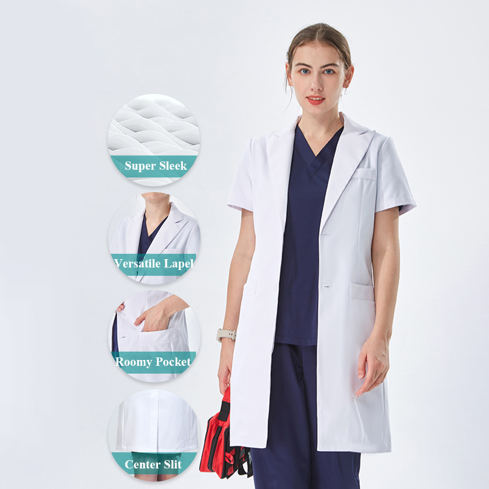 Dobrze dopasowany biały fartuc – Lab Coat Medical recenzja i cena